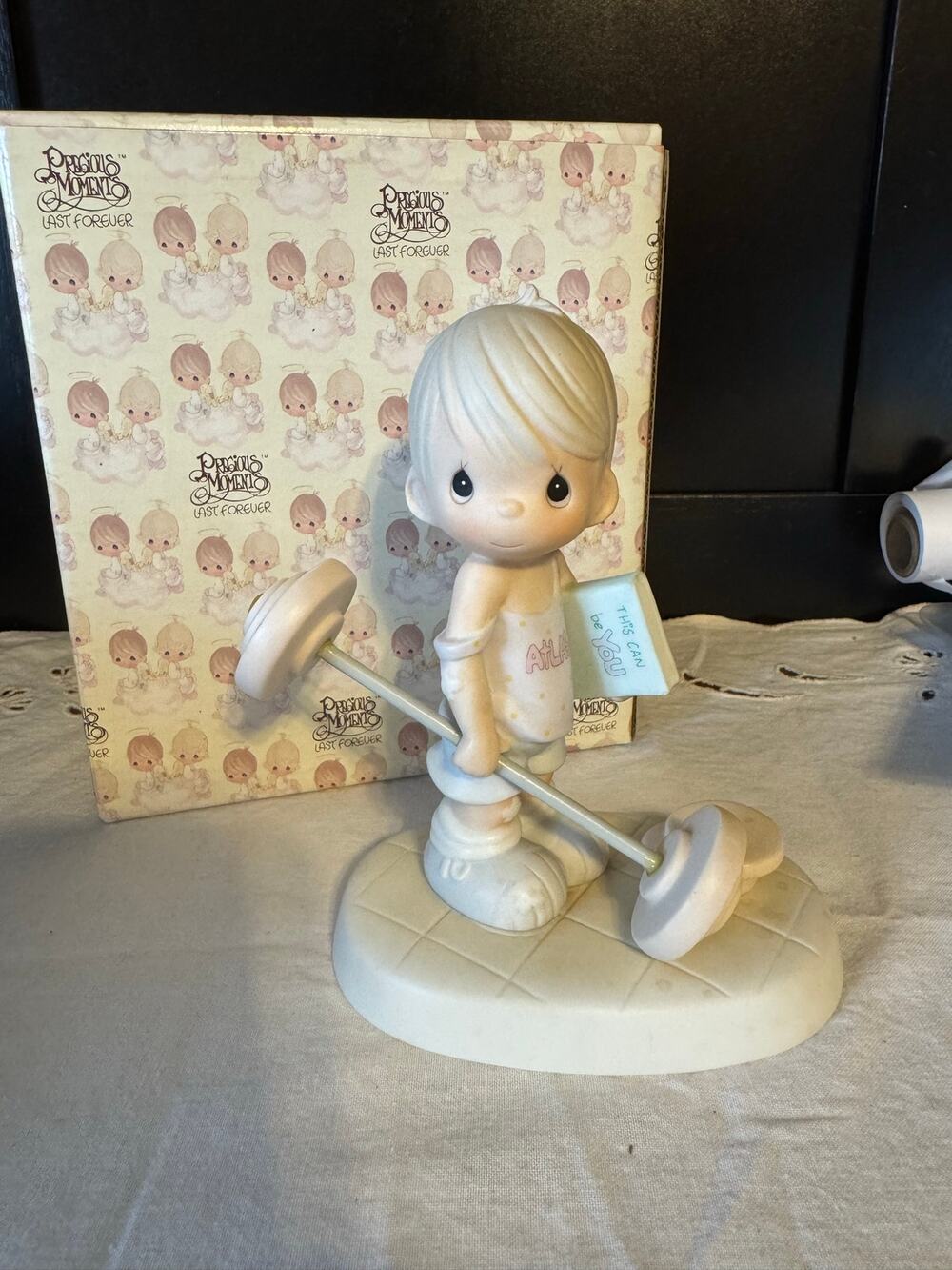 Vintage 1987 Precious Moments Believe the Impossible Figurine 109487